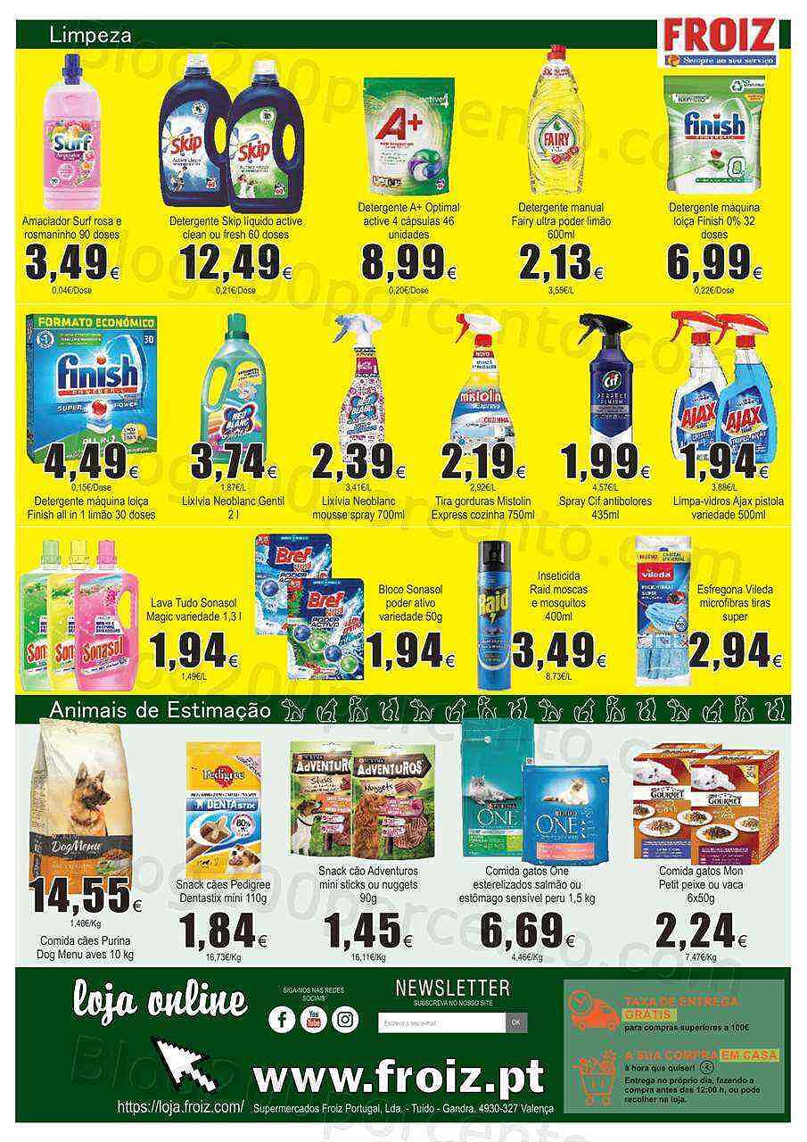 Antevisão Folheto FROIZ Promoções de 11 agosto a 24 agosto