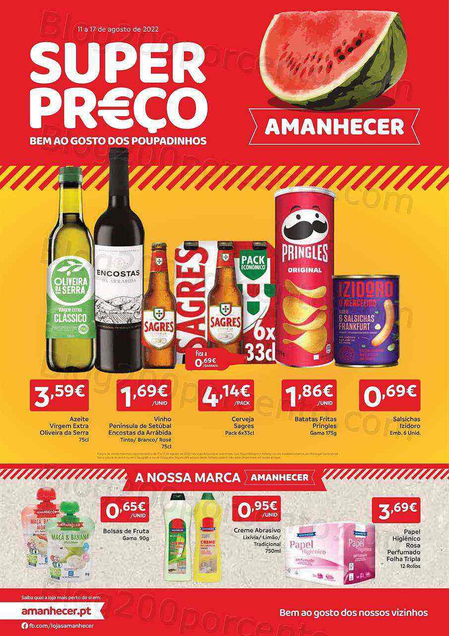 Antevisão Folheto AMANHECER Promoções de 11 a 17 agosto