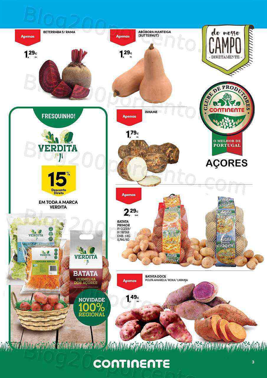 Antevisão Folheto CONTINENTE Especial Açores Promoções de 2 agosto a 15 agosto