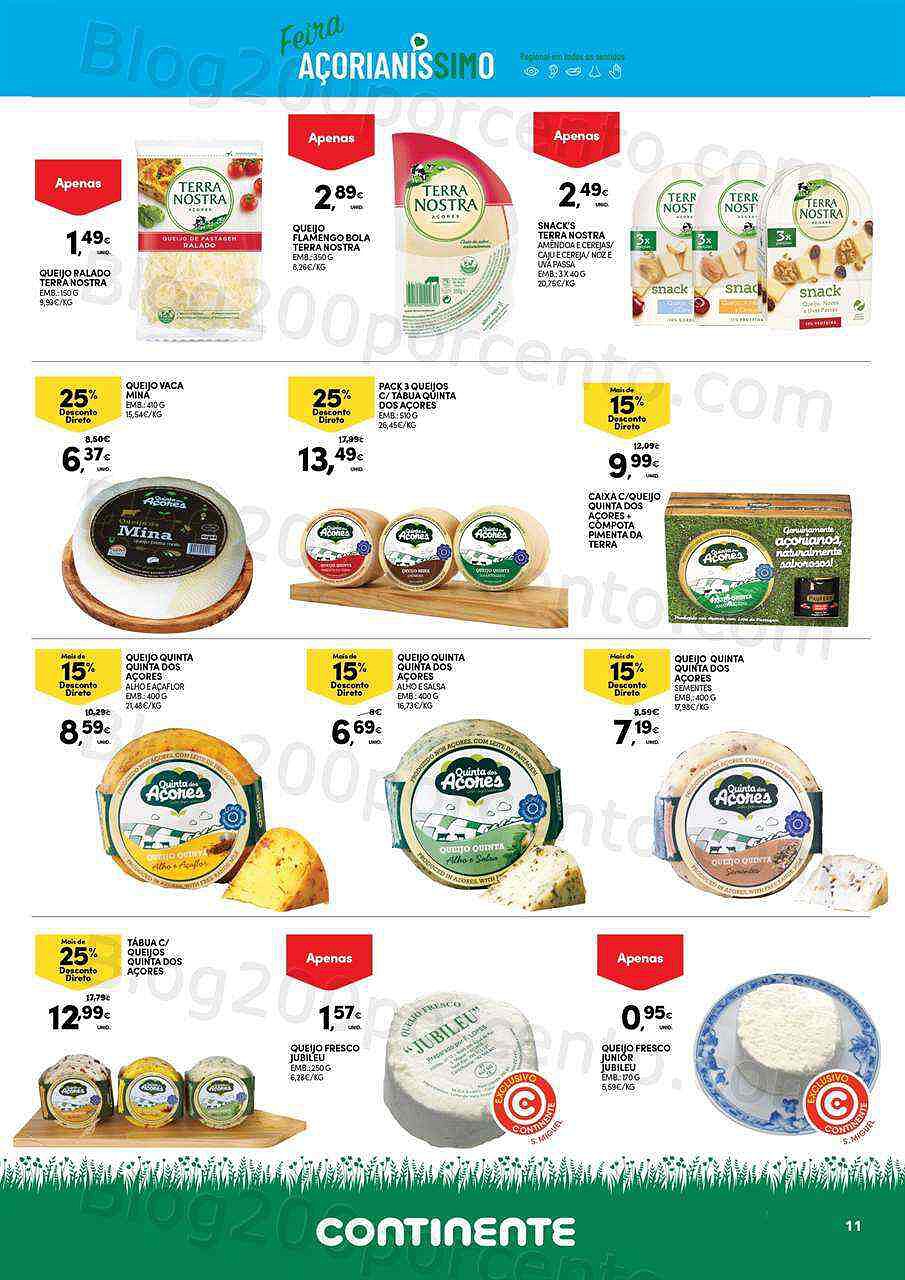 Antevisão Folheto CONTINENTE Especial Açores Promoções de 2 agosto a 15 agosto
