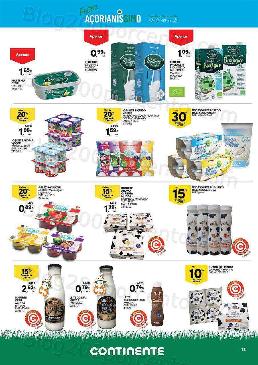 Antevisão Folheto CONTINENTE Especial Açores Promoções de 2 agosto a 15 agosto