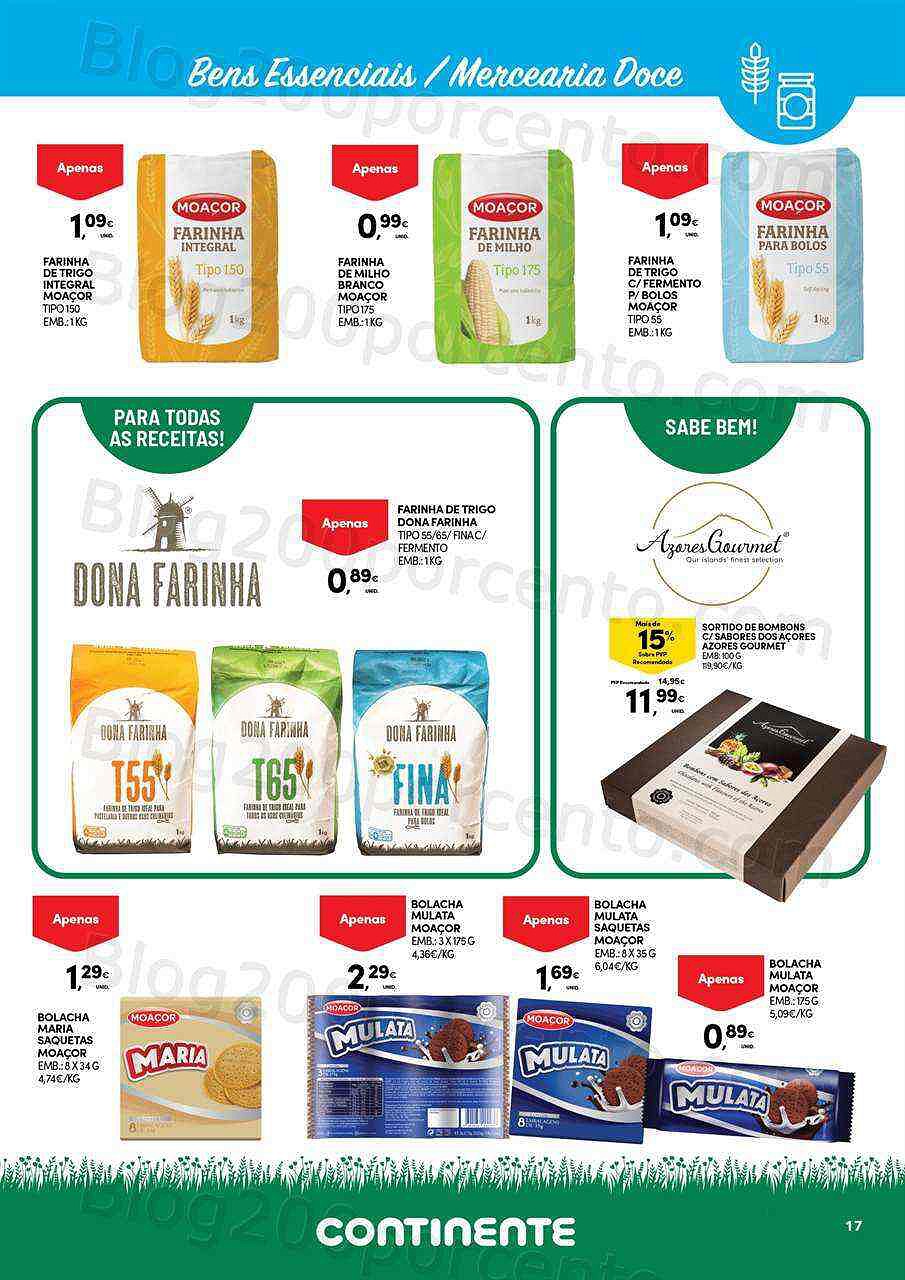 Antevisão Folheto CONTINENTE Especial Açores Promoções de 2 agosto a 15 agosto