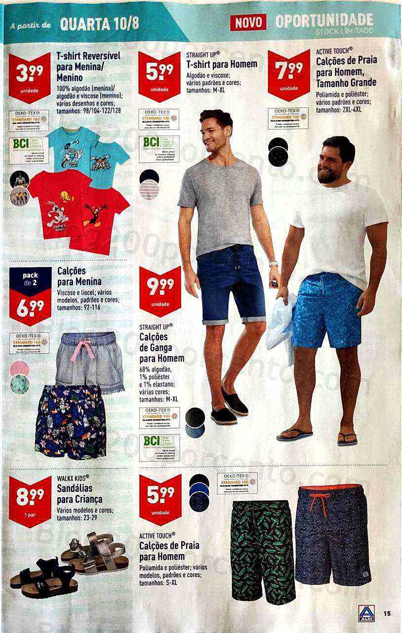 Antevisão Folheto ALDI Promoções de 10 agosto a 16 agosto