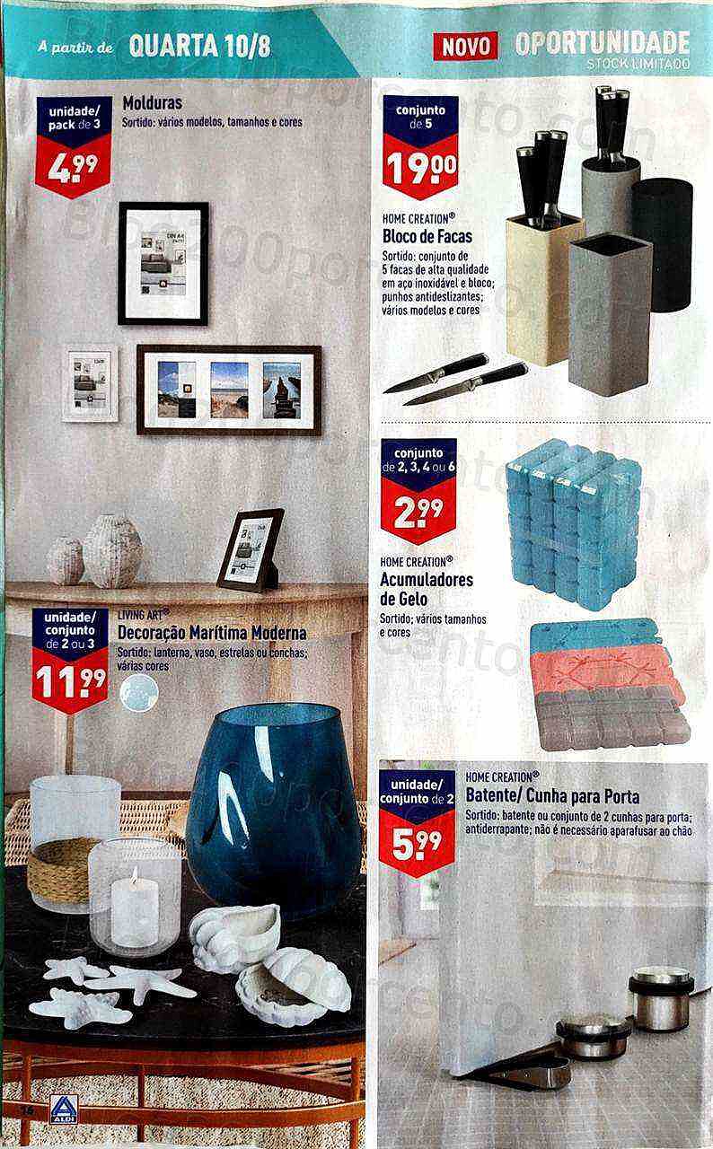 Antevisão Folheto ALDI Promoções de 10 agosto a 16 agosto