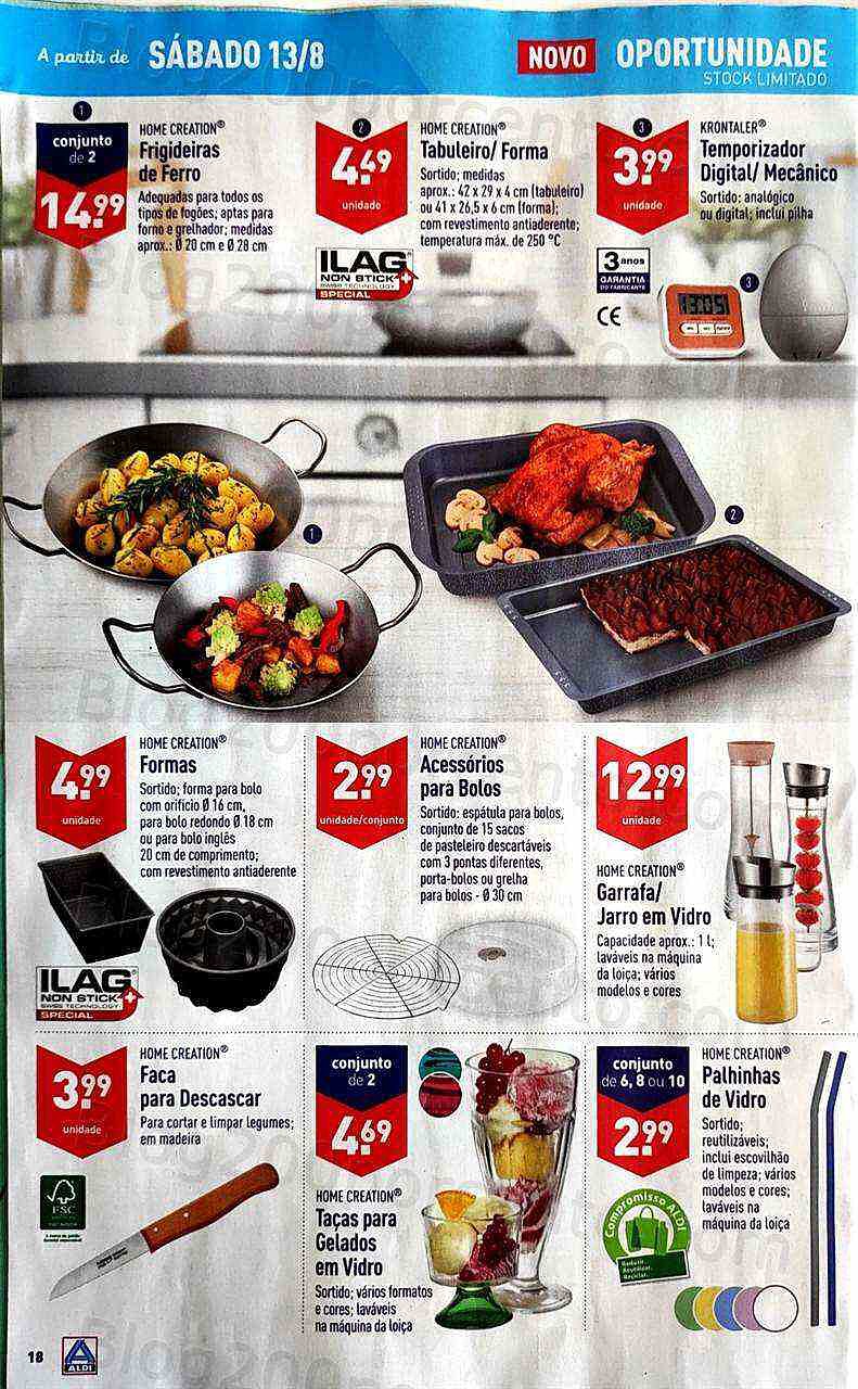 Antevisão Folheto ALDI Promoções de 10 agosto a 16 agosto