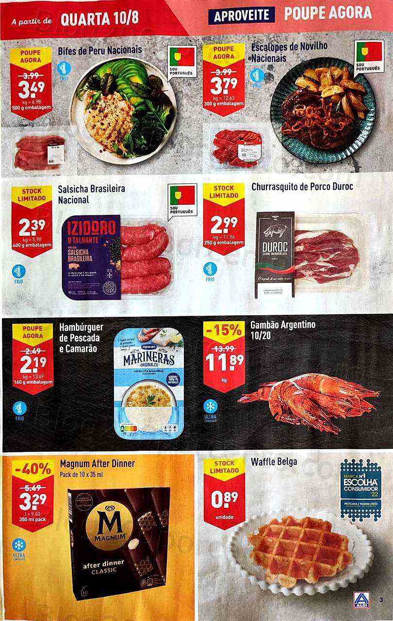 Antevisão Folheto ALDI Promoções de 10 agosto a 16 agosto