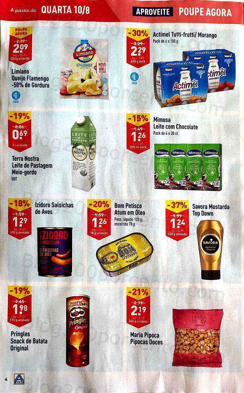 Antevisão Folheto ALDI Promoções de 10 agosto a 16 agosto