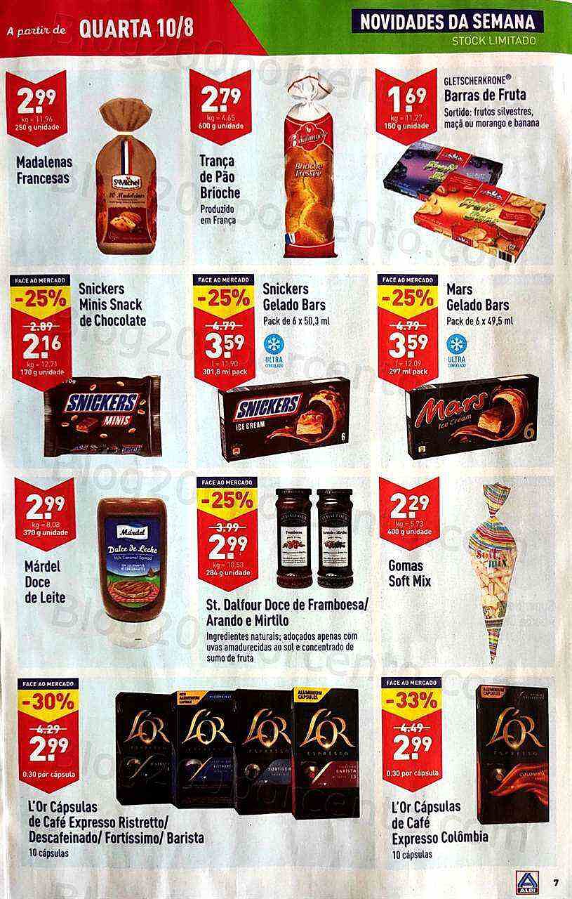 Antevisão Folheto ALDI Promoções de 10 agosto a 16 agosto