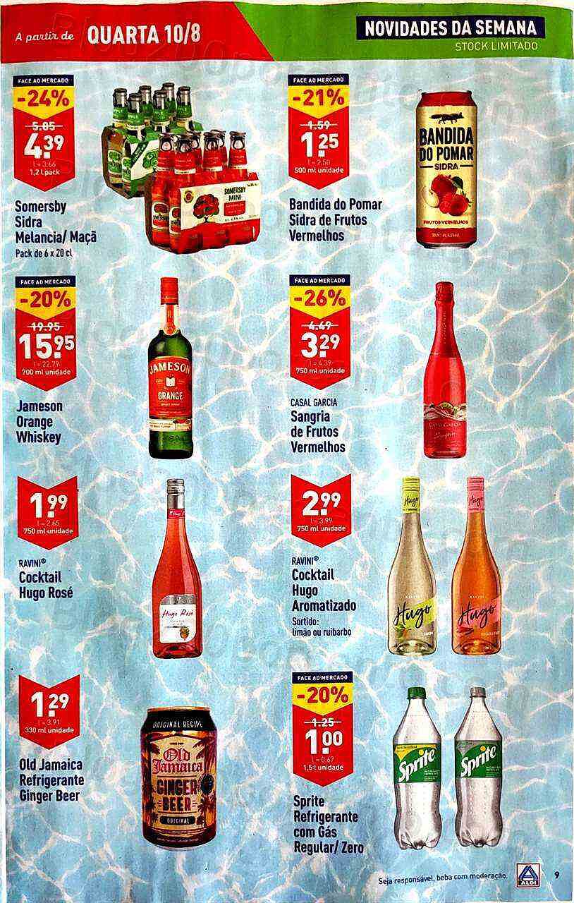 Antevisão Folheto ALDI Promoções de 10 agosto a 16 agosto