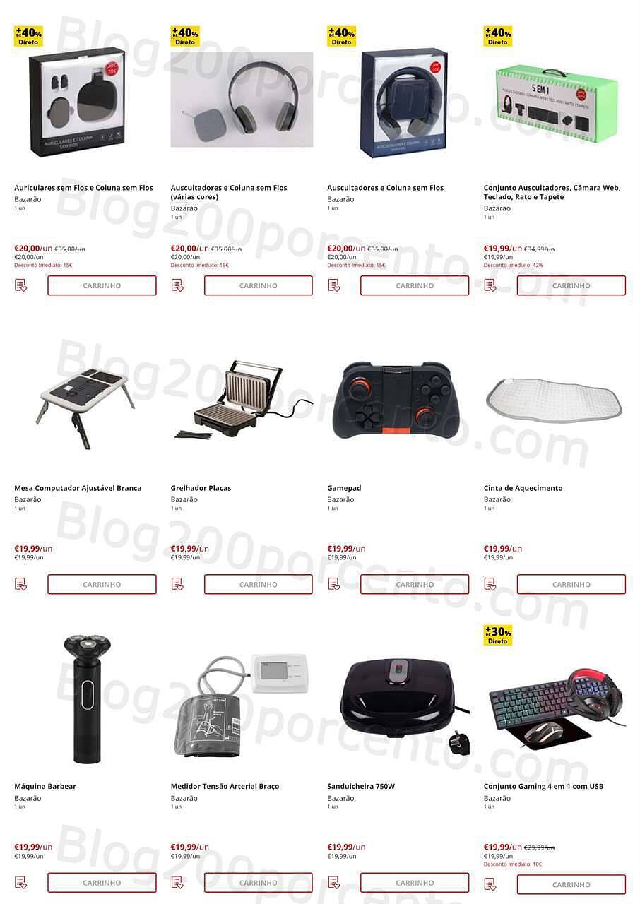 Antevisão Folheto CONTINENTE Bazarão 16 a 22 agosto