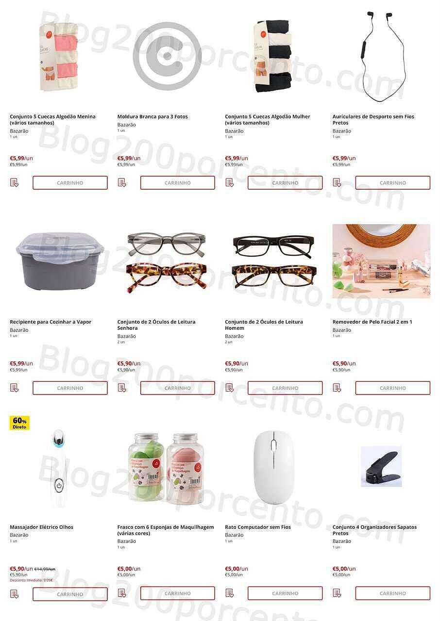 Antevisão Folheto CONTINENTE Bazarão 16 a 22 agosto