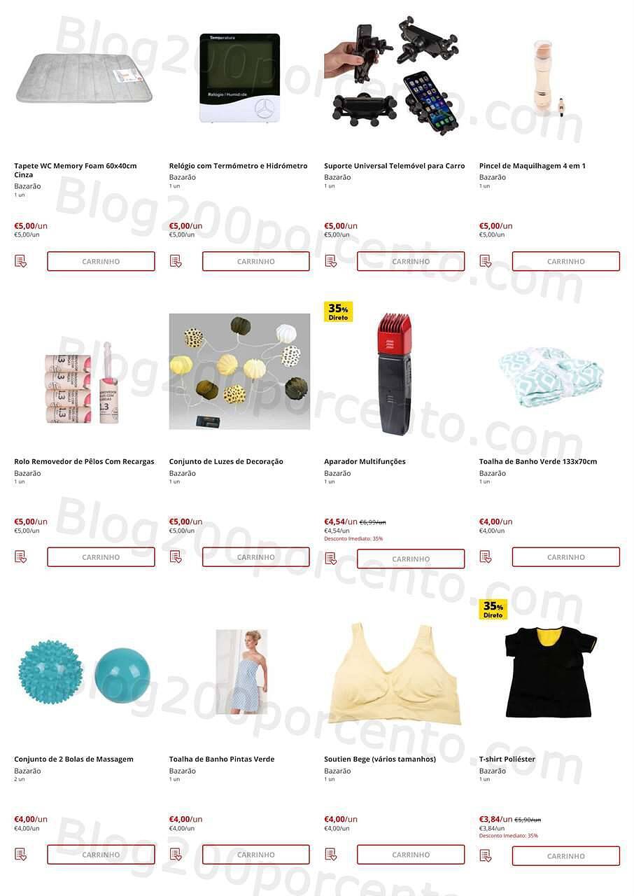 Antevisão Folheto CONTINENTE Bazarão 16 a 22 agosto