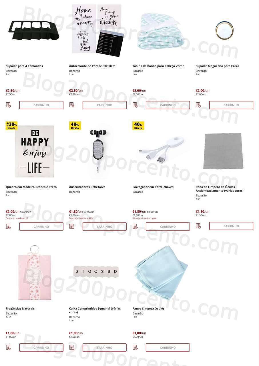 Antevisão Folheto CONTINENTE Bazarão 16 a 22 agosto