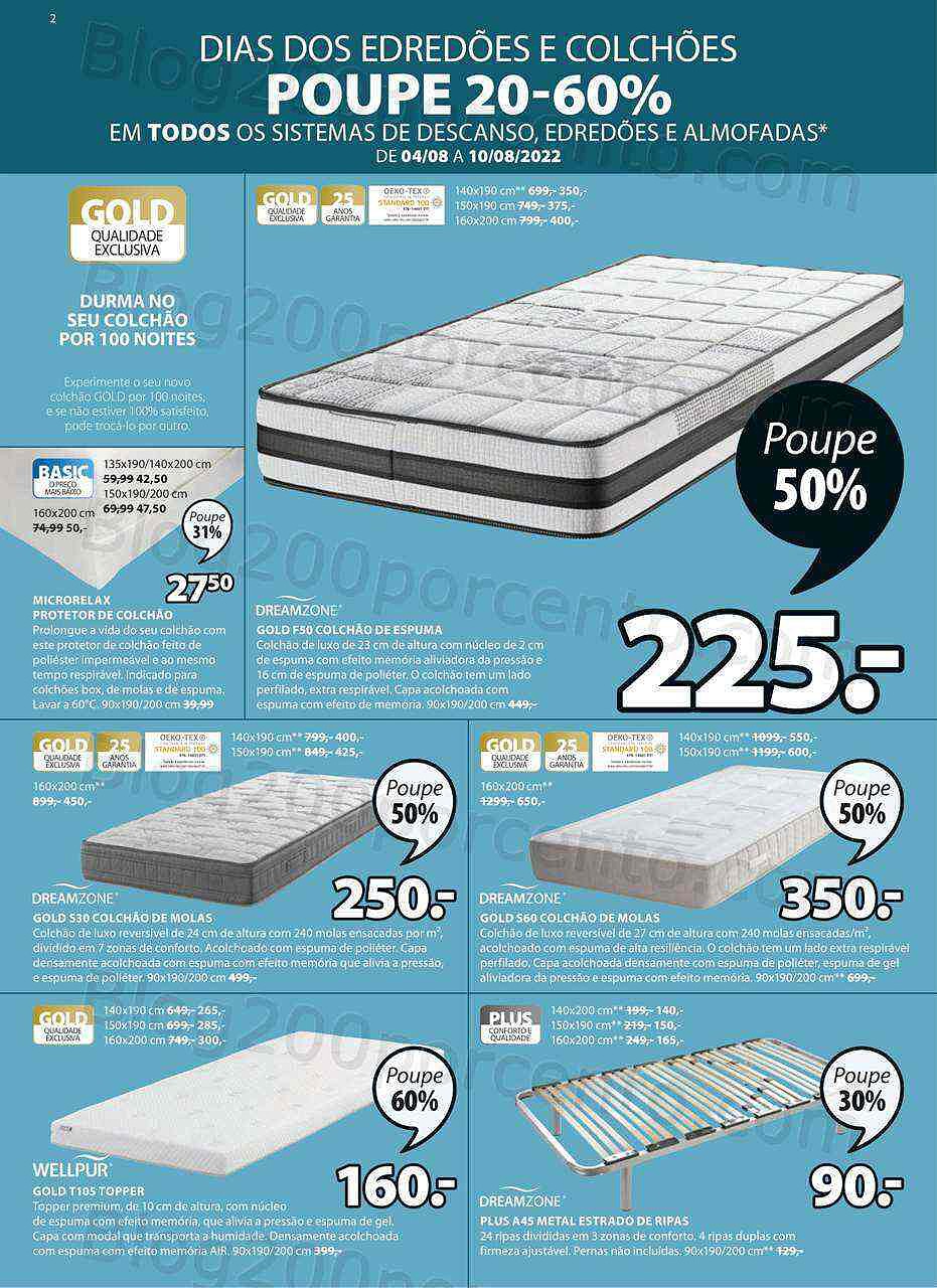 Antevisão Folheto JYSK Promoções de 4 agosto a 17 agosto