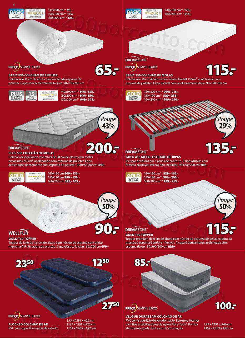 Antevisão Folheto JYSK Promoções de 4 agosto a 17 agosto