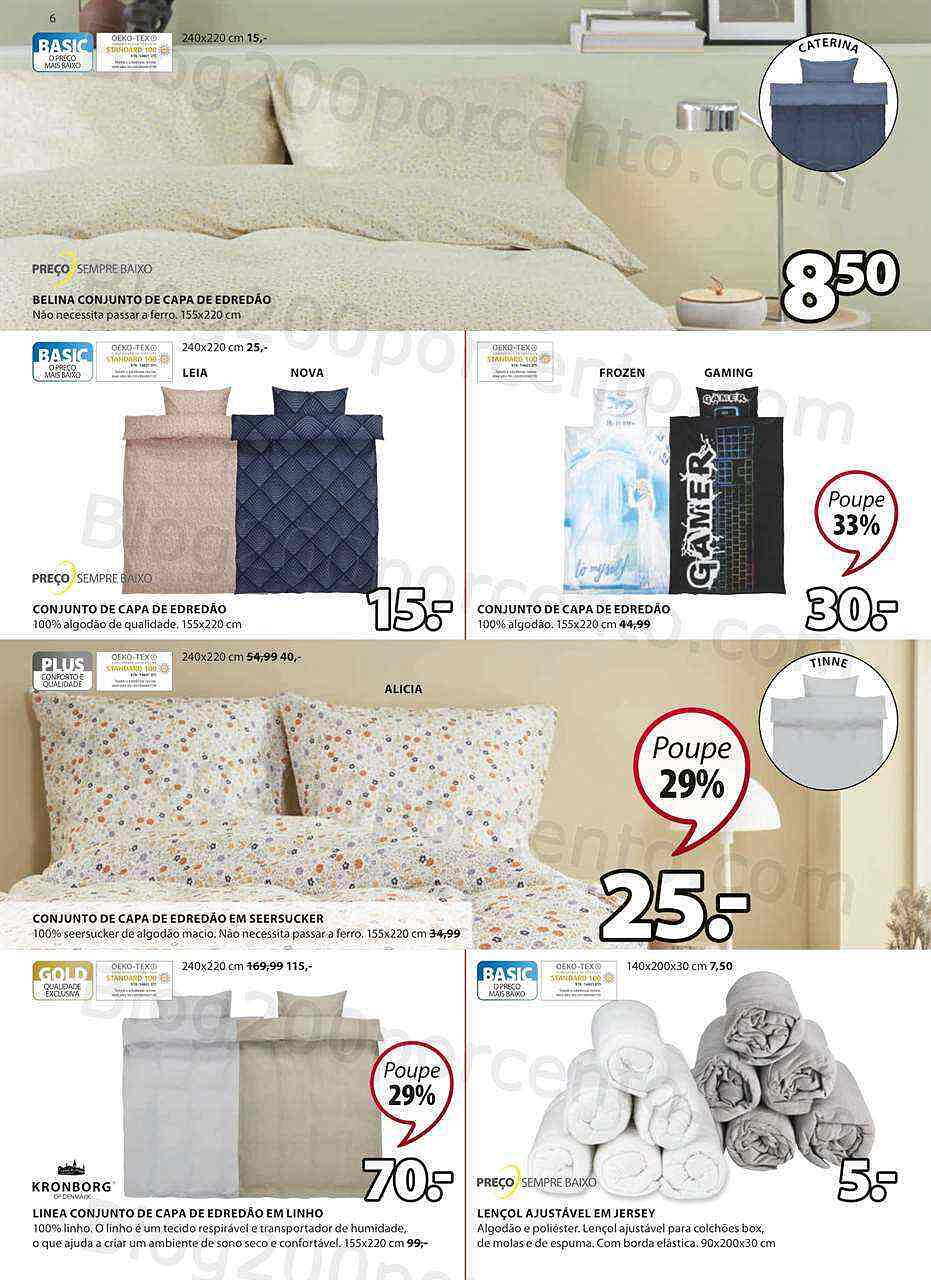 Antevisão Folheto JYSK Promoções de 4 agosto a 17 agosto