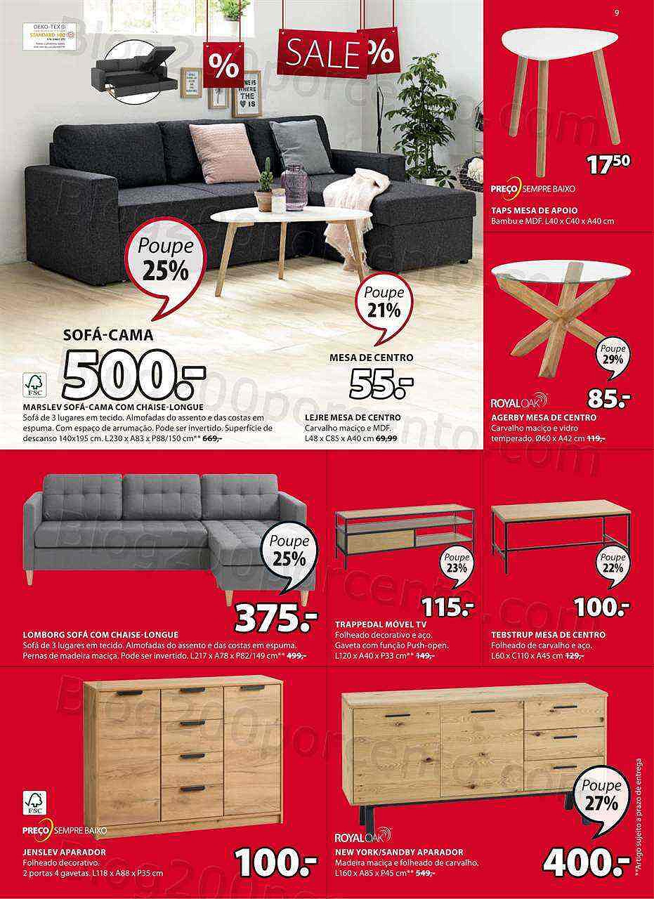 Antevisão Folheto JYSK Promoções de 4 agosto a 17 agosto