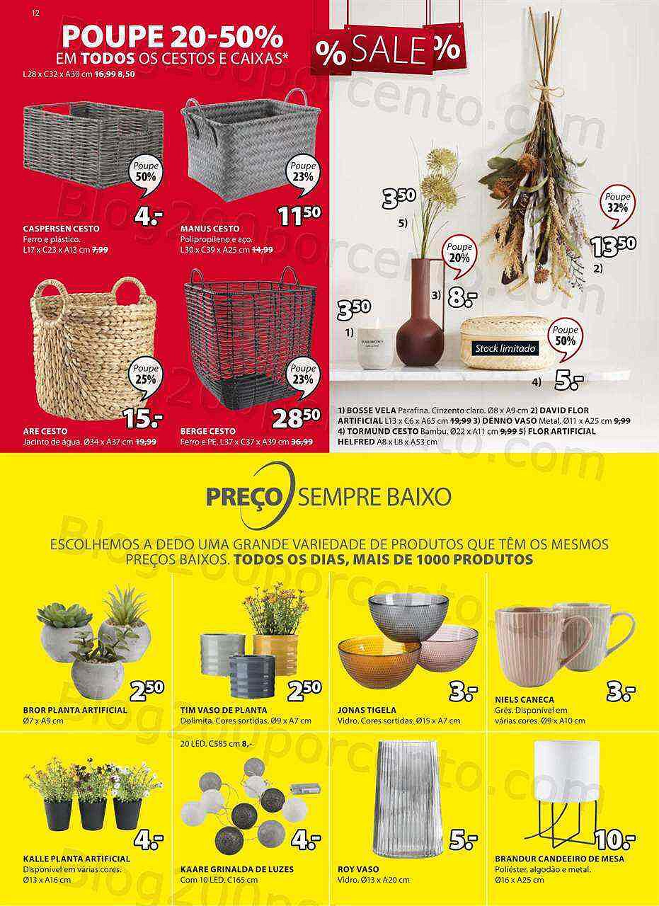 Antevisão Folheto JYSK Promoções de 4 agosto a 17 agosto