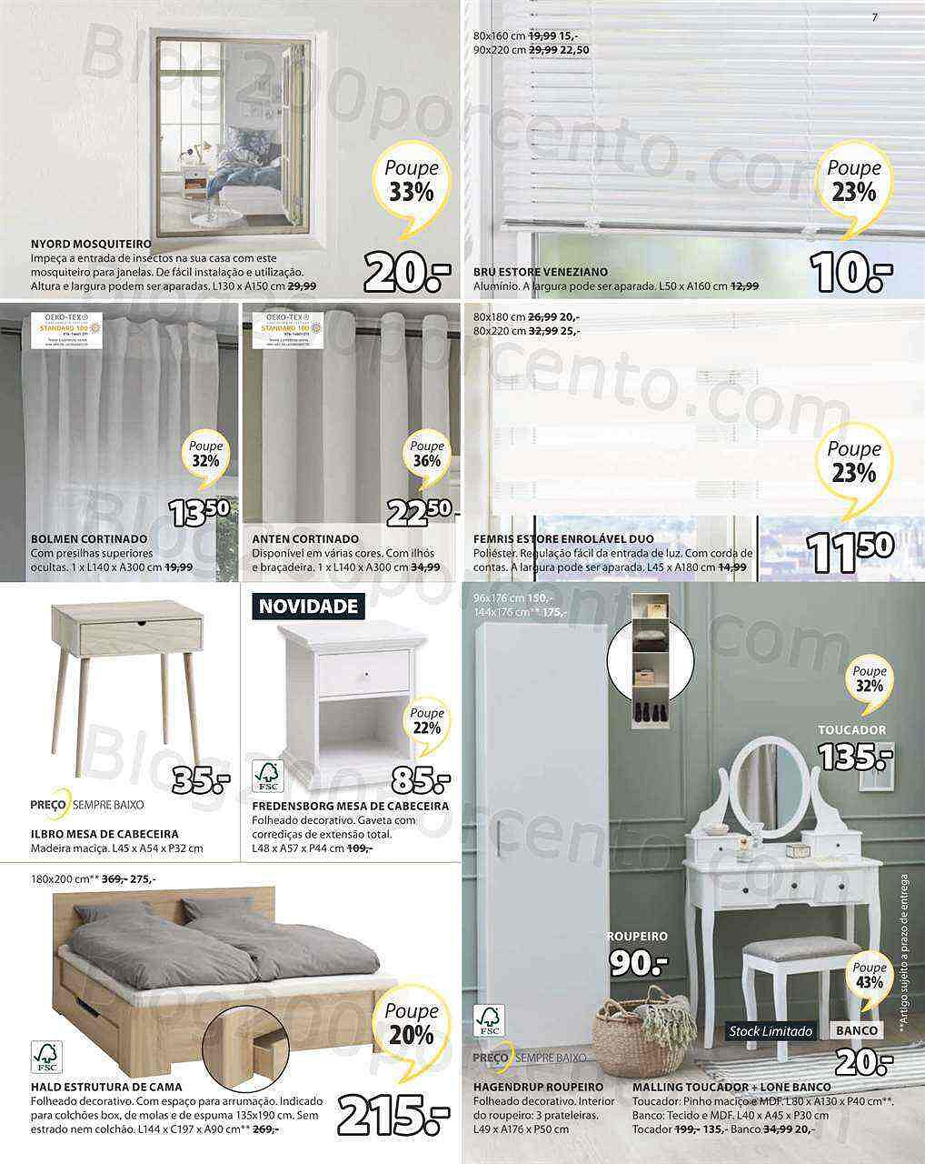 Antevisão Folheto JYSK Promoções de 18 a 31 agosto