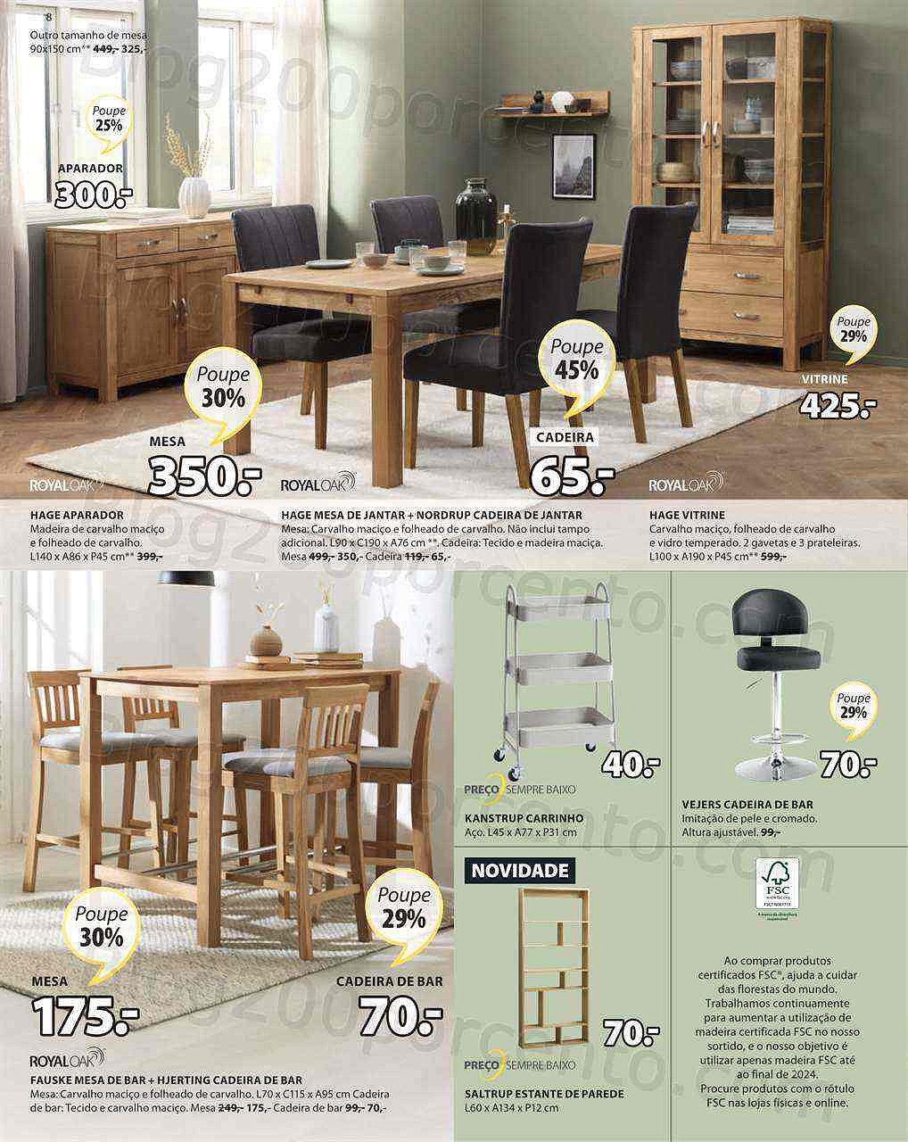 Antevisão Folheto JYSK Promoções de 18 a 31 agosto