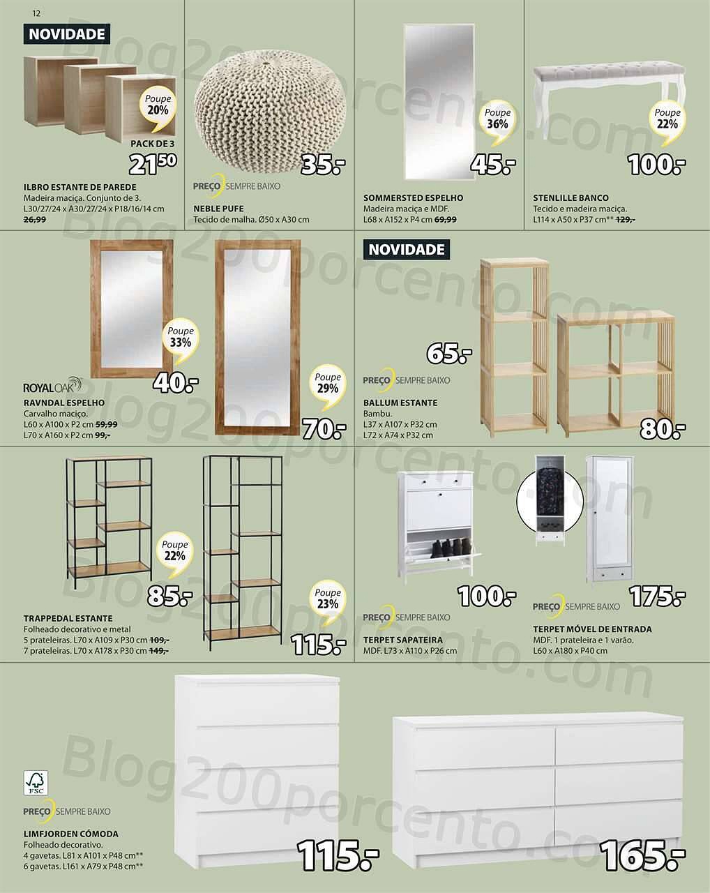 Antevisão Folheto JYSK Promoções de 18 a 31 agosto