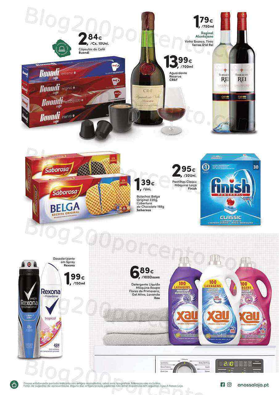 Antevisão Folheto A NOSSA LOJA Promoções de 15 a 19 agosto