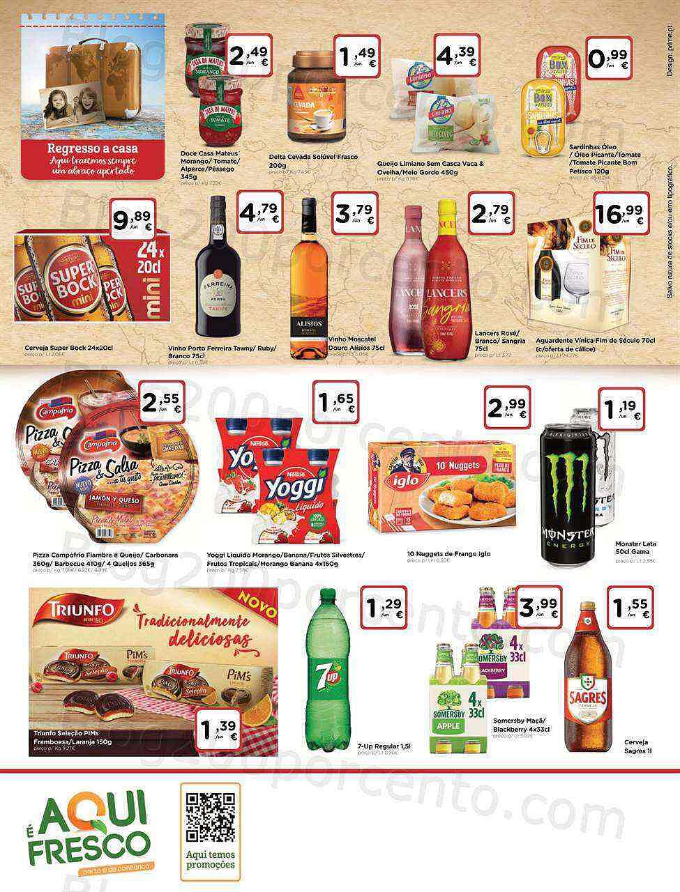 Antevisão Folheto AQUI É FRESCO Promoções de 3 a 14 agosto