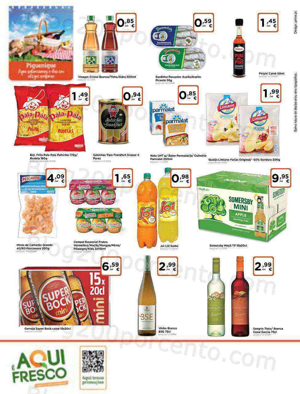 Antevisão Folheto AQUI É FRESCO Promoções de 17 a 28 agosto