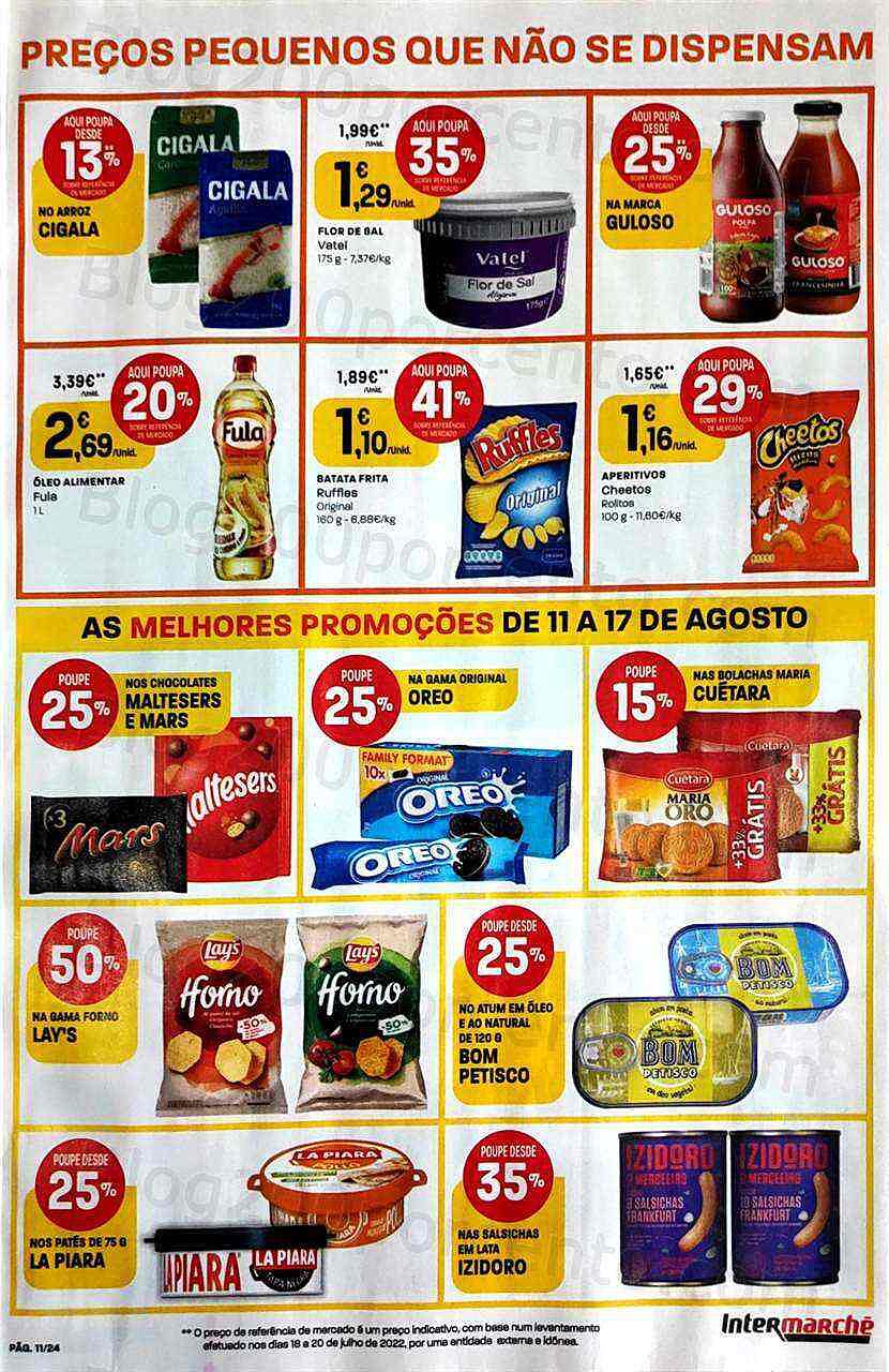 Antevisão Folheto INTERMARCHÉ Contact Promoções de 11 agosto a 17 agosto