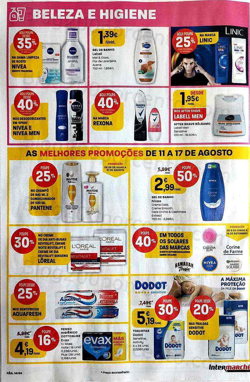 Antevisão Folheto INTERMARCHÉ Contact Promoções de 11 agosto a 17 agosto