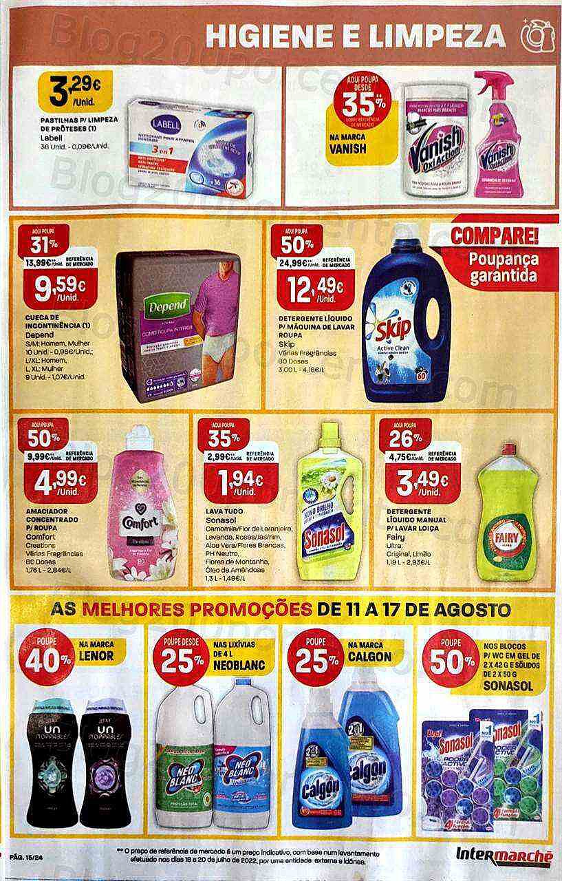 Antevisão Folheto INTERMARCHÉ Contact Promoções de 11 agosto a 17 agosto
