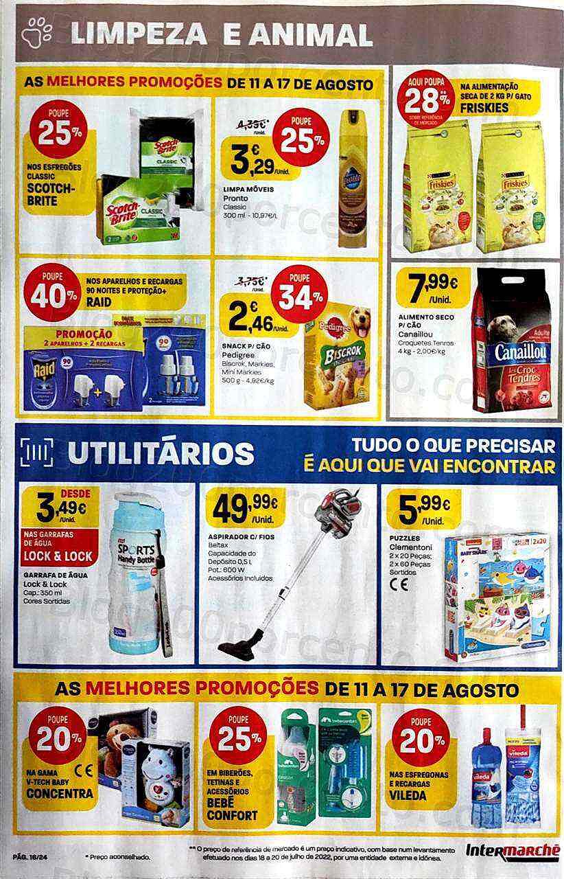 Antevisão Folheto INTERMARCHÉ Contact Promoções de 11 agosto a 17 agosto