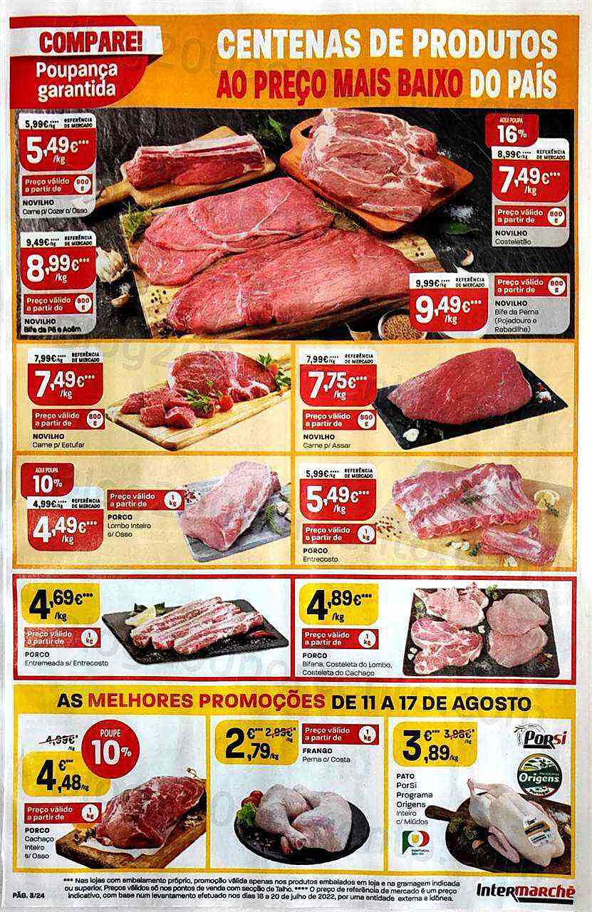 Antevisão Folheto INTERMARCHÉ Contact Promoções de 11 agosto a 17 agosto