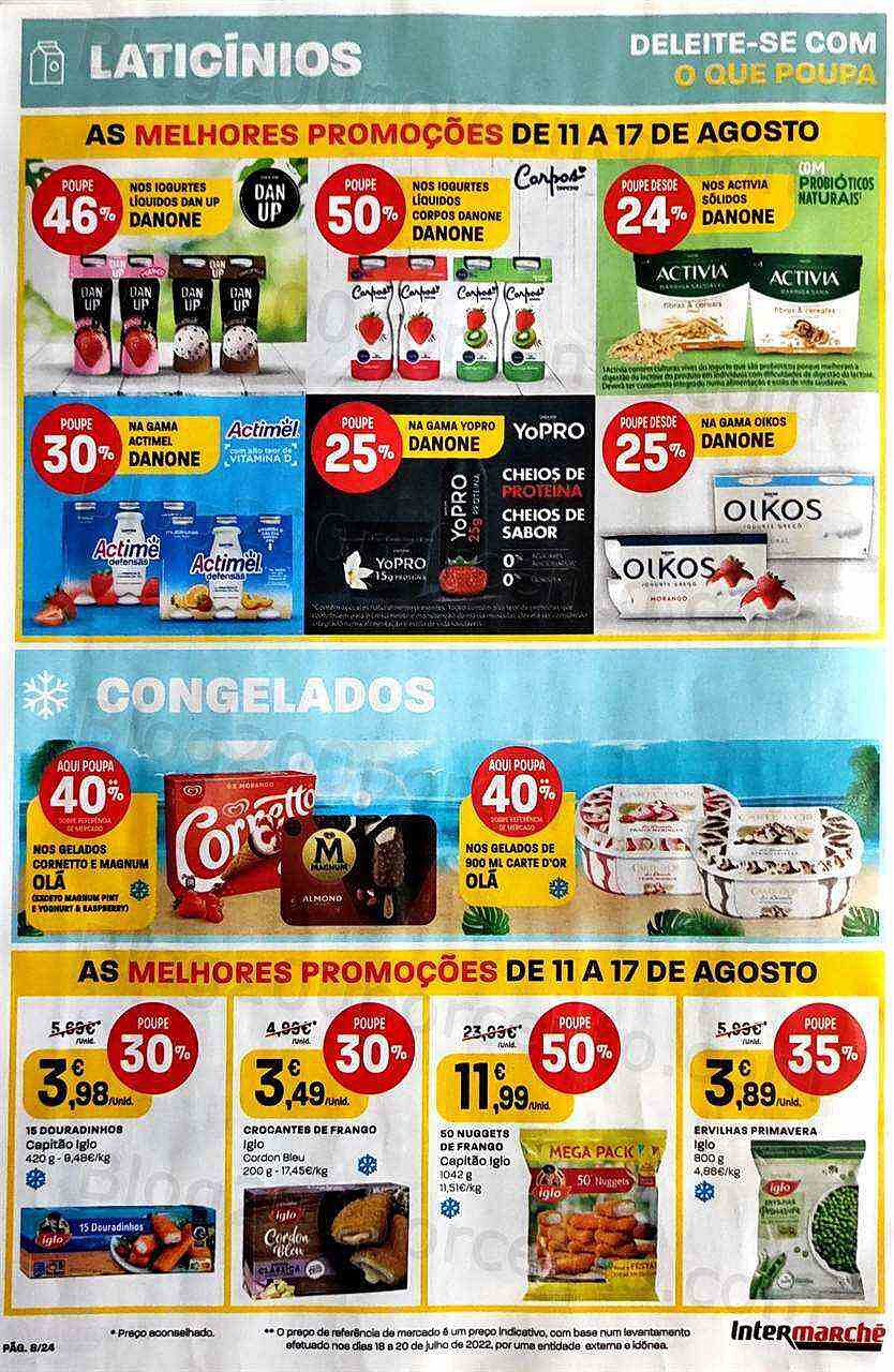 Antevisão Folheto INTERMARCHÉ Contact Promoções de 11 agosto a 17 agosto