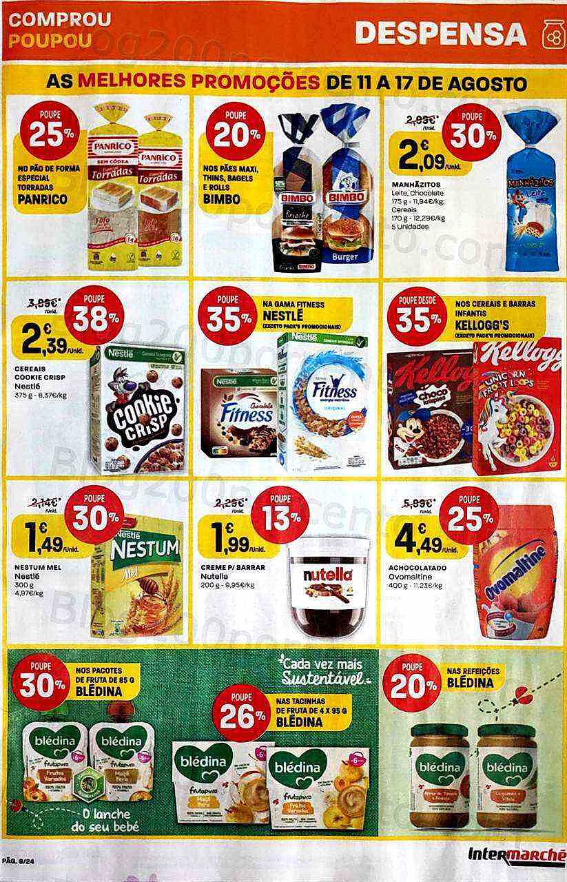 Antevisão Folheto INTERMARCHÉ Contact Promoções de 11 agosto a 17 agosto