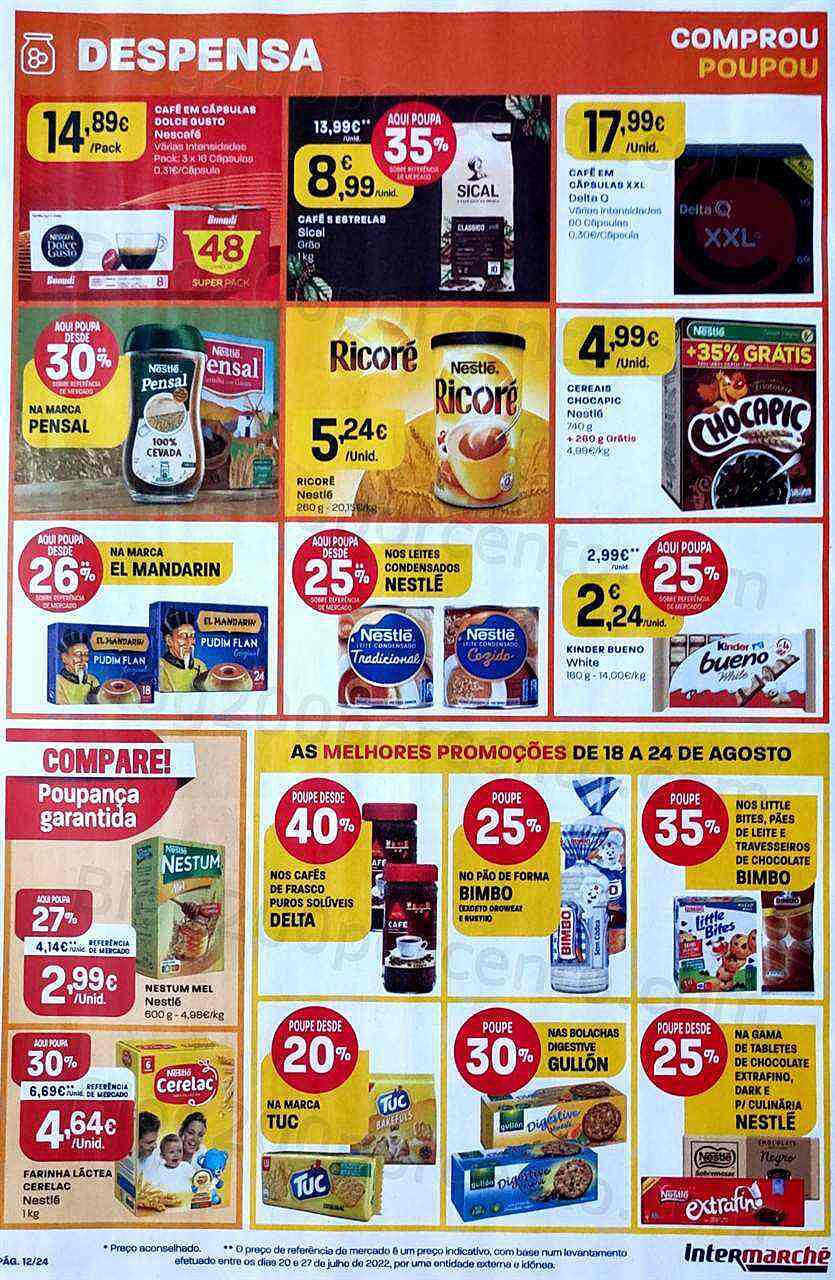 Antevisão Folheto INTERMARCHÉ Contact Promoções de 18 agosto a 24 agosto