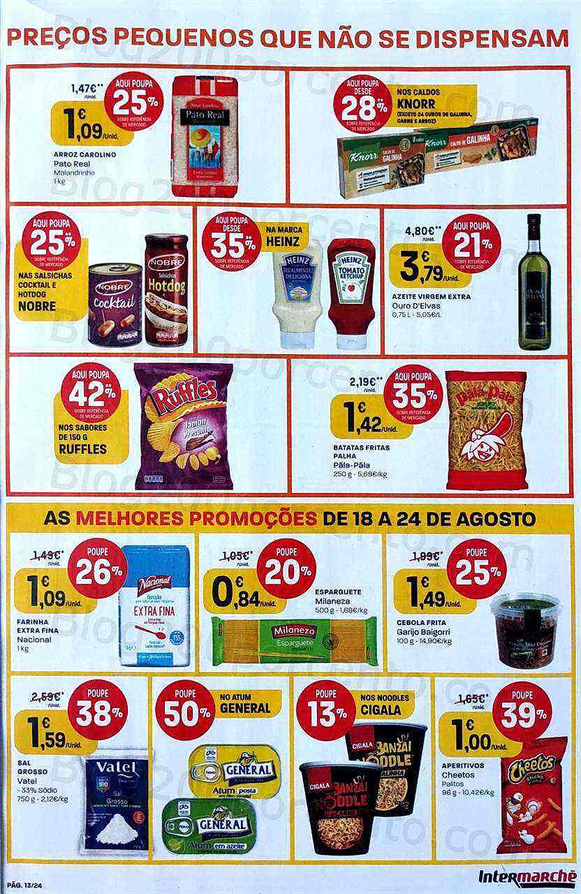 Antevisão Folheto INTERMARCHÉ Contact Promoções de 18 agosto a 24 agosto