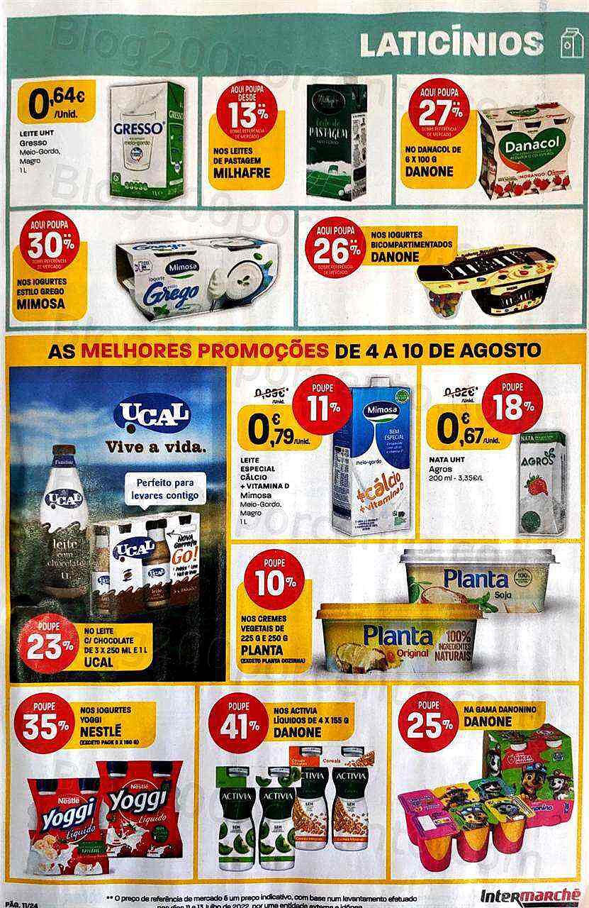 Antevisão Folheto INTERMARCHÉ Contact Promoções de 4 agosto a 10 agosto