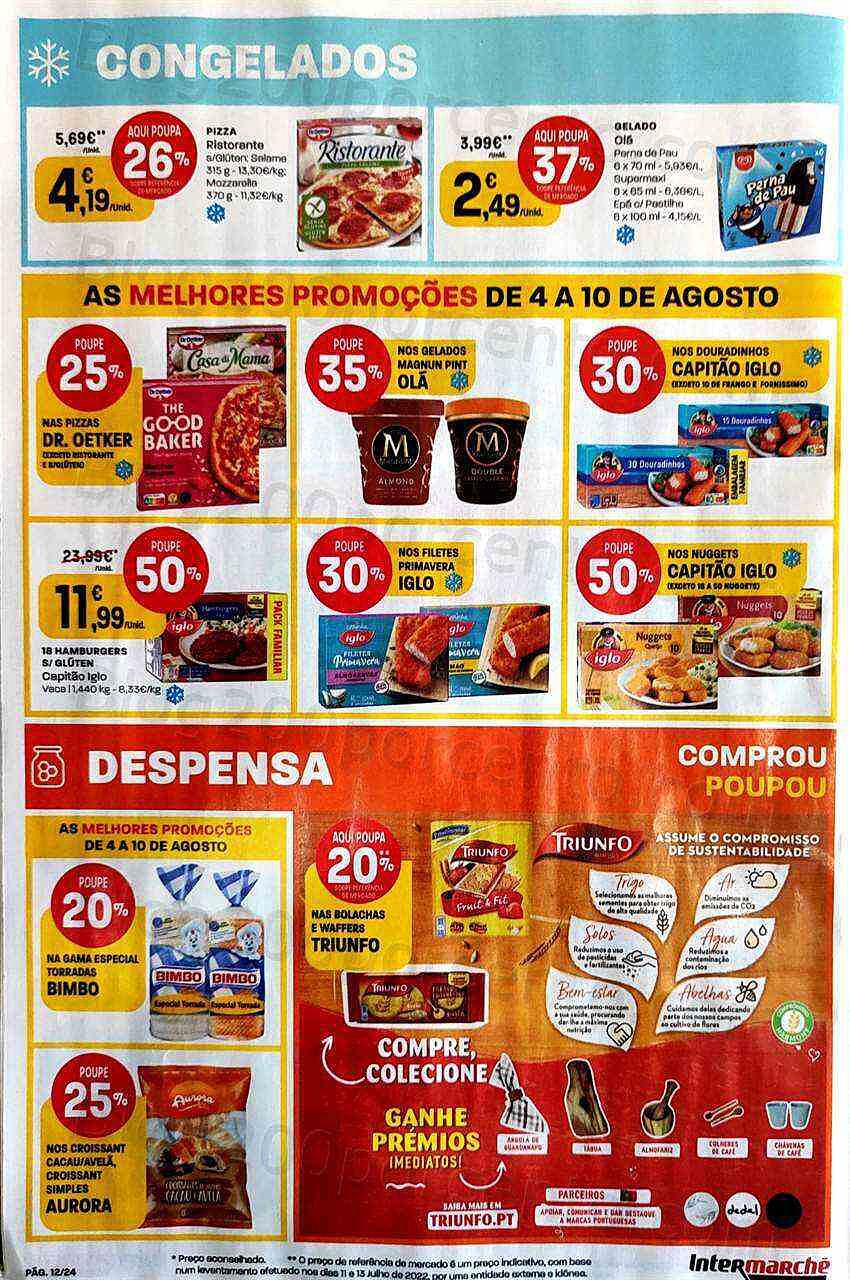 Antevisão Folheto INTERMARCHÉ Contact Promoções de 4 agosto a 10 agosto