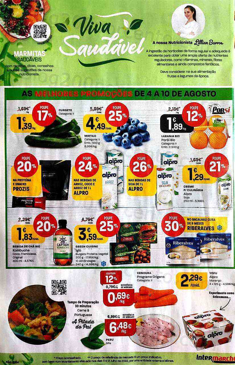 Antevisão Folheto INTERMARCHÉ Contact Promoções de 4 agosto a 10 agosto
