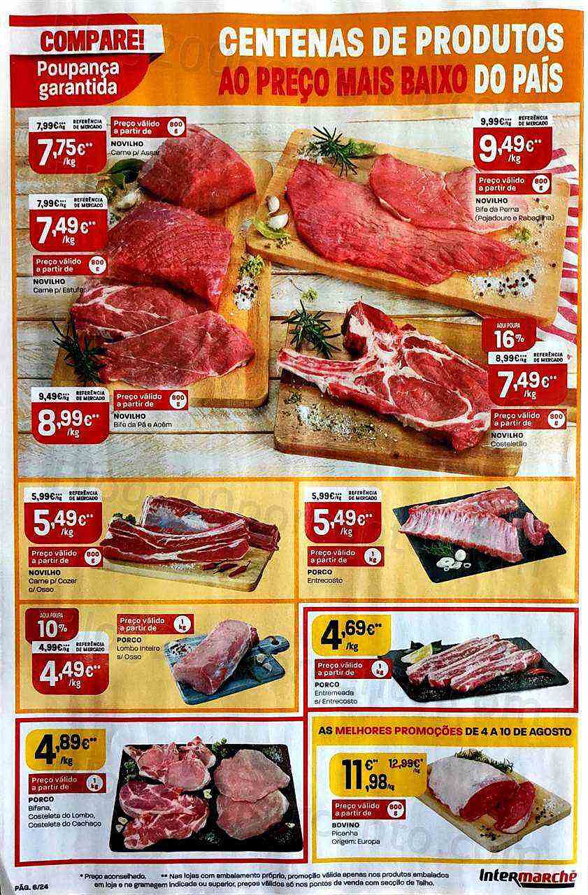 Antevisão Folheto INTERMARCHÉ Contact Promoções de 4 agosto a 10 agosto