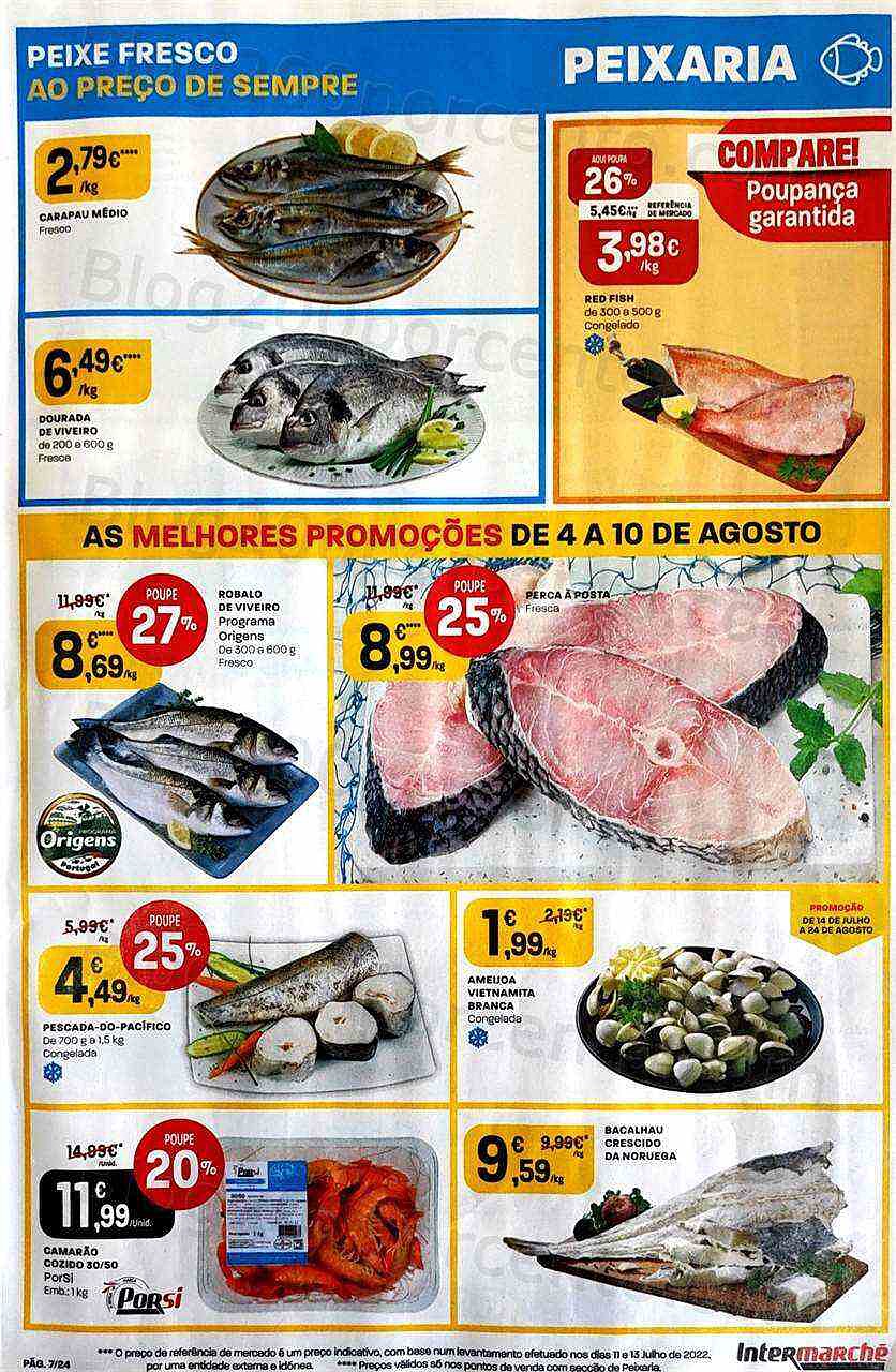 Antevisão Folheto INTERMARCHÉ Contact Promoções de 4 agosto a 10 agosto