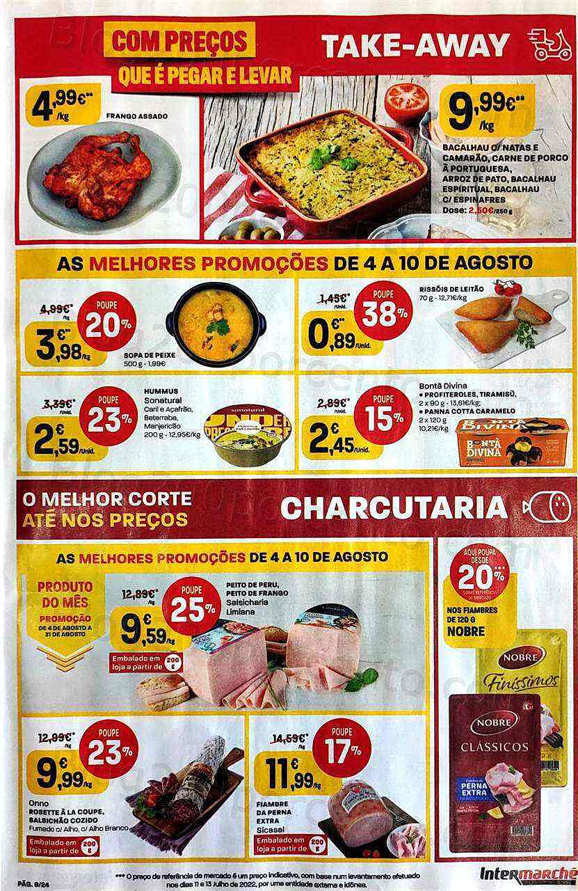 Antevisão Folheto INTERMARCHÉ Contact Promoções de 4 agosto a 10 agosto