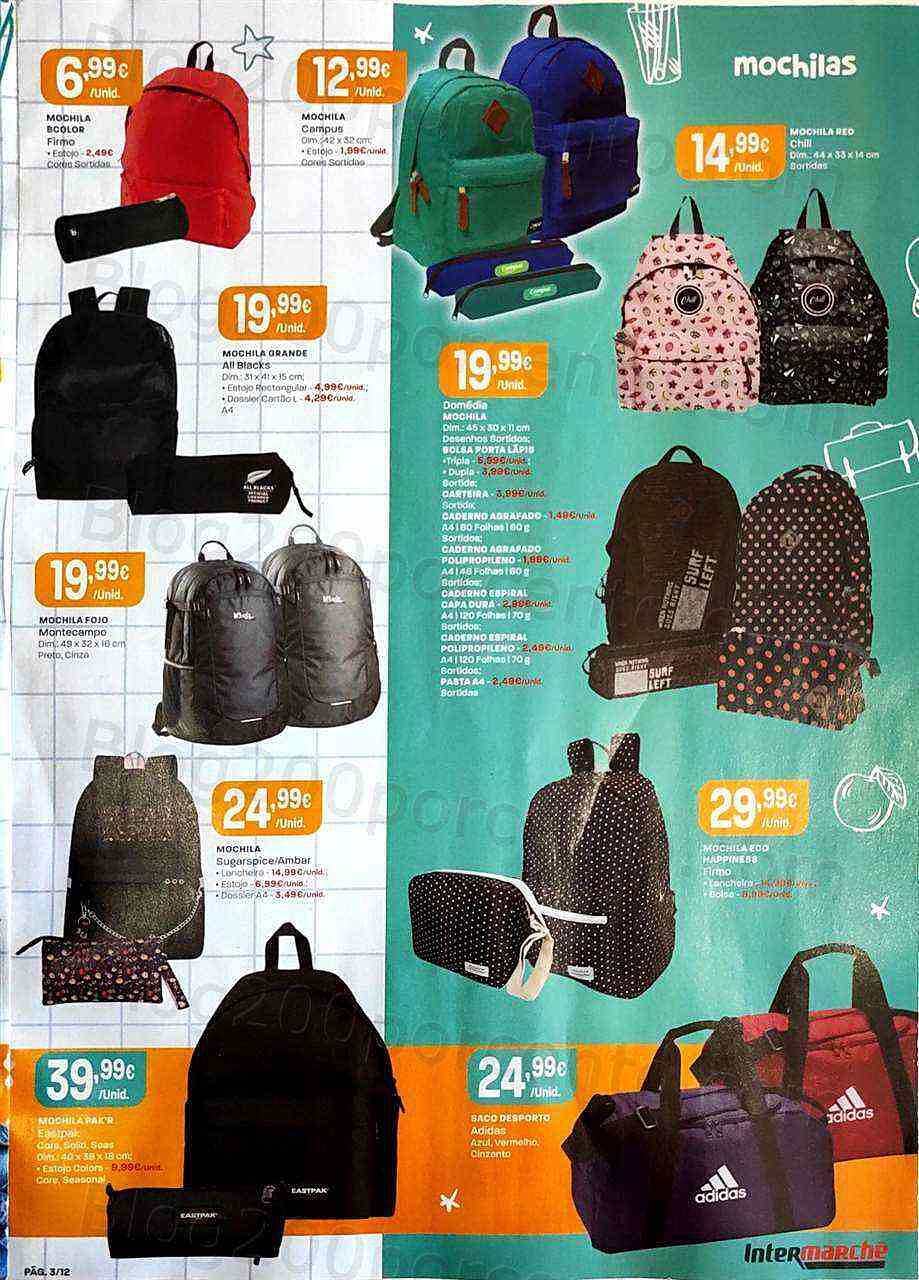 Antevisão Folheto INTERMARCHÉ Regresso às Aulas Promoções de 18 agosto a 18 setembro