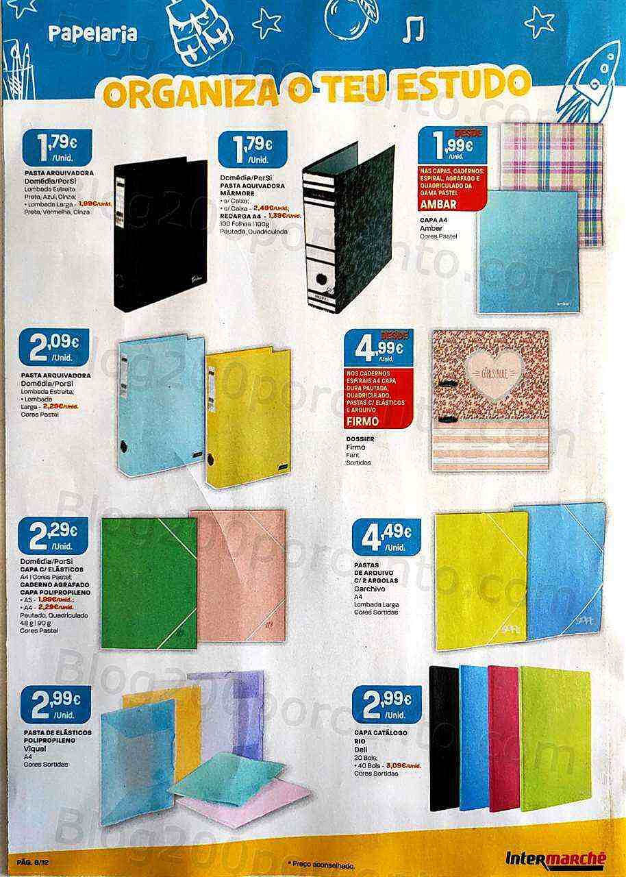 Antevisão Folheto INTERMARCHÉ Regresso às Aulas Promoções de 18 agosto a 18 setembro