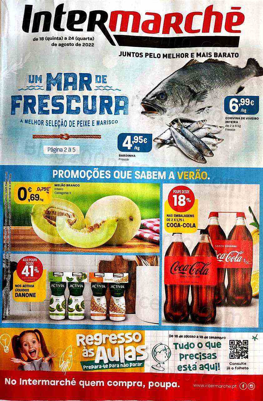 Antevisão Folheto INTERMARCHÉ Super Promoções de 18 agosto a 24 agosto