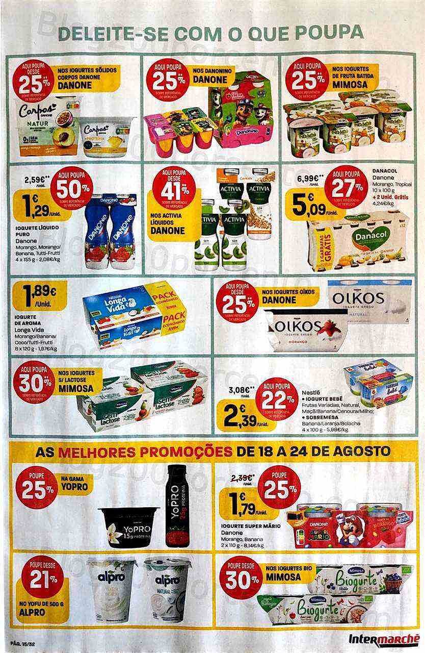 Antevisão Folheto INTERMARCHÉ Super Promoções de 18 agosto a 24 agosto