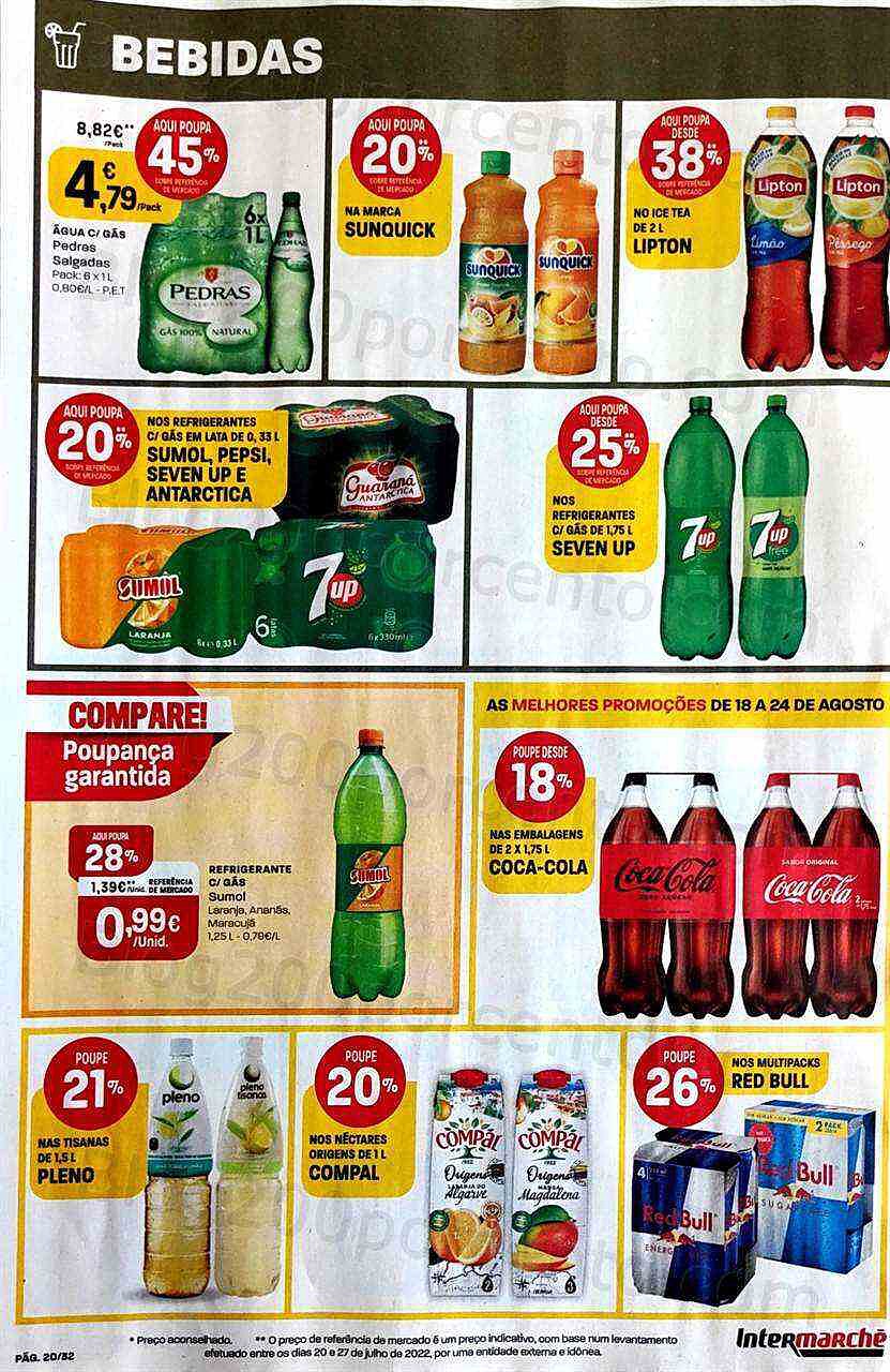 Antevisão Folheto INTERMARCHÉ Super Promoções de 18 agosto a 24 agosto