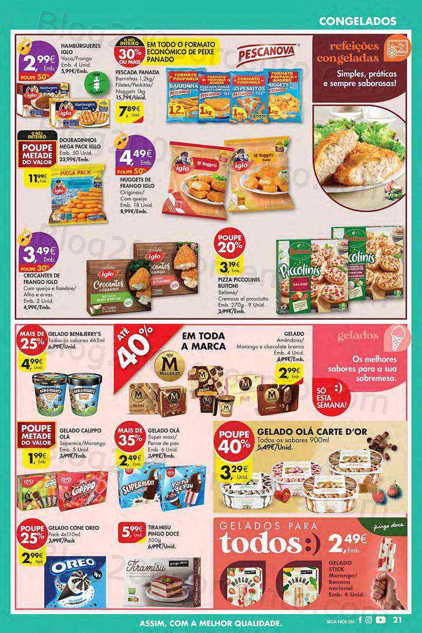 Antevisão Folheto PINGO DOCE Norte Promoções de 16 a 22 agosto