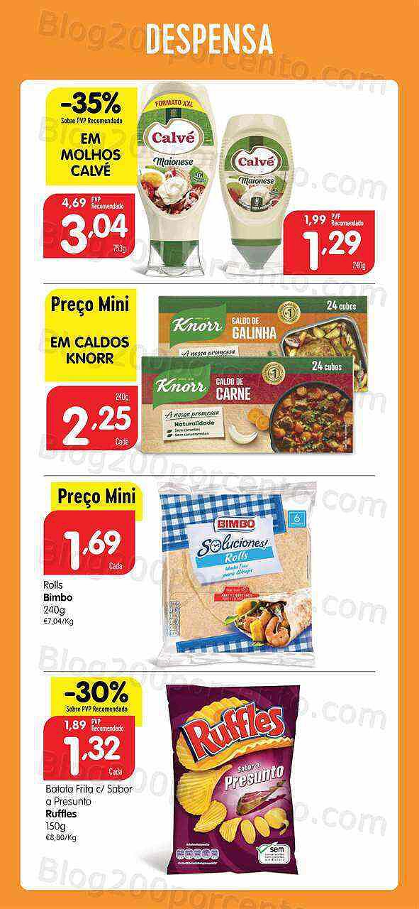 Antevisão Folheto MINIPREÇO Extra Promoções de 18 a 24 agosto